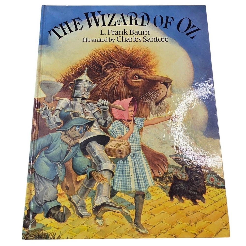 The Wizard of Oz L Frank Baum Charles Santore JellyBean Press 1991 Hardcover‎